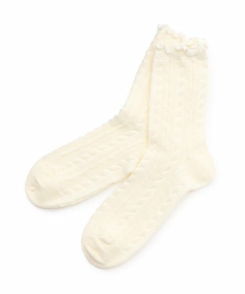 Lycee mine / リセマイン ソックス | 柄編みクルーソックス | 詳細1