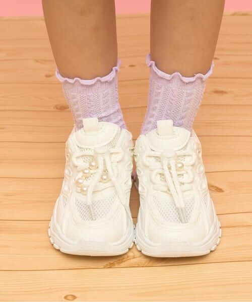 Lycee mine / リセマイン ソックス | 柄編みクルーソックス | 詳細10