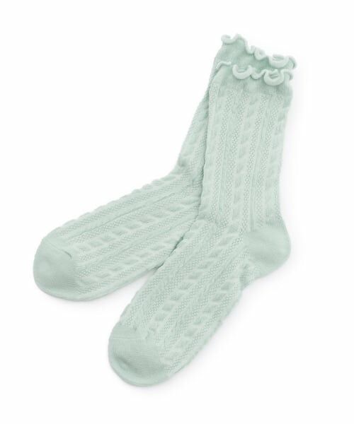 Lycee mine / リセマイン ソックス | 柄編みクルーソックス | 詳細4