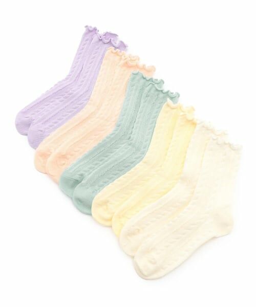 Lycee mine / リセマイン ソックス | 柄編みクルーソックス | 詳細8