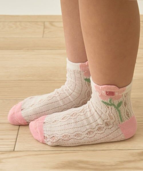 Lycee mine / リセマイン ソックス | スプリングクルーソックス（オフホワイト）