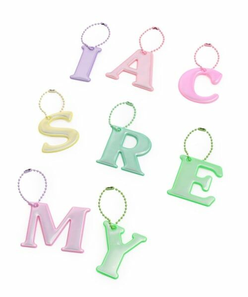 Lycee mine / リセマイン チャーム | 【通園通学】【安心】アルファベット反射チャーム | 詳細6