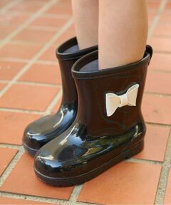 Lycee mine / リセマイン レインシューズ | リボン付バイカラーレインブーツ