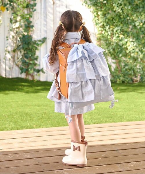 Lycee mine / リセマイン レインシューズ | リボン付バイカラーレインブーツ | 詳細12