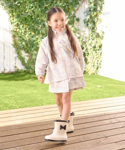 Lycee mine / リセマイン レインシューズ | リボン付バイカラーレインブーツ | 詳細16