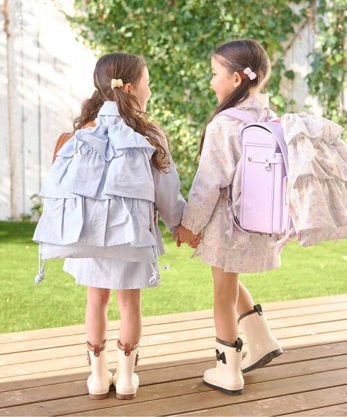 Lycee mine / リセマイン レインシューズ | リボン付バイカラーレインブーツ | 詳細17