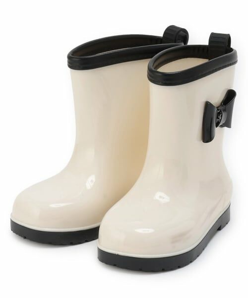 Lycee mine / リセマイン レインシューズ | リボン付バイカラーレインブーツ | 詳細2