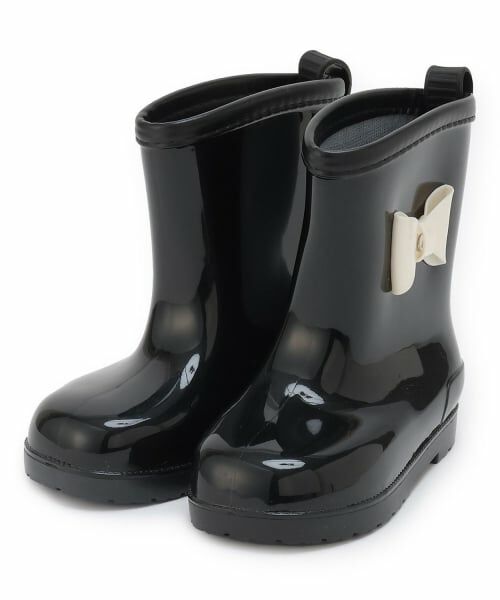 Lycee mine / リセマイン レインシューズ | リボン付バイカラーレインブーツ | 詳細3