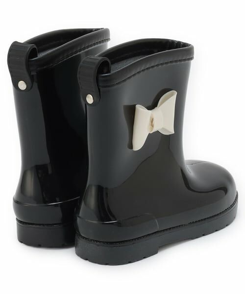 Lycee mine / リセマイン レインシューズ | リボン付バイカラーレインブーツ | 詳細4