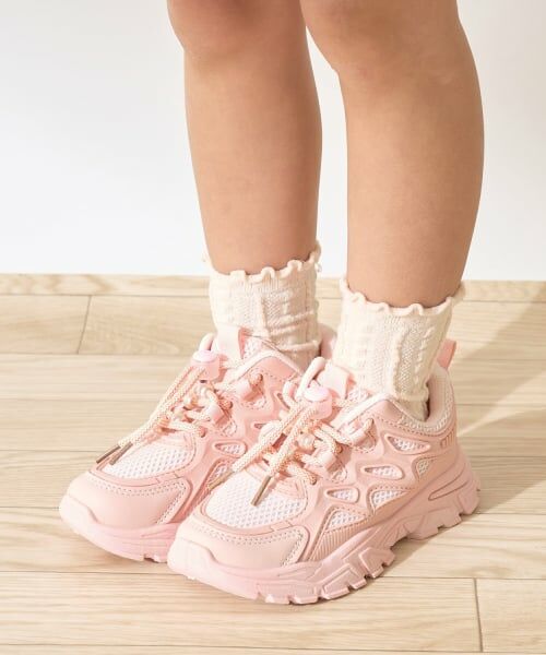 Lycee mine / リセマイン スニーカー | パール付きスニーカー(ピンク)