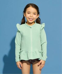 Lycee mine / リセマイン 水着・スイムグッズ | 【予約/2026年3月下旬～4月上旬入荷予定】【SWIM】【UV カット】裾フリルフルジップラッシュガード