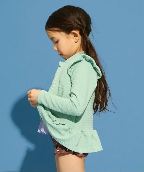 Lycee mine / リセマイン 水着・スイムグッズ | 【予約/2026年3月下旬～4月上旬入荷予定】【SWIM】【UV カット】裾フリルフルジップラッシュガード | 詳細17