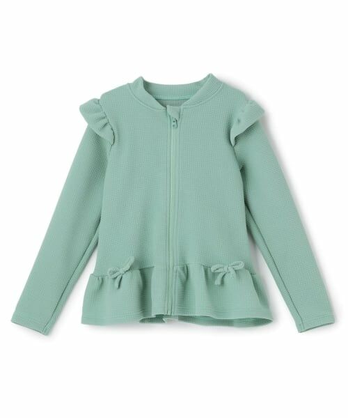 Lycee mine / リセマイン 水着・スイムグッズ | 【予約/2026年3月下旬～4月上旬入荷予定】【SWIM】【UV カット】裾フリルフルジップラッシュガード | 詳細2