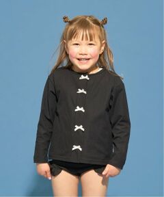 Lycee mine / リセマイン 水着・スイムグッズ | 【予約/2026年3月下旬～4月上旬入荷予定】【SWIM】【UVカット】リボン付きカーディガン型ラッシュガード