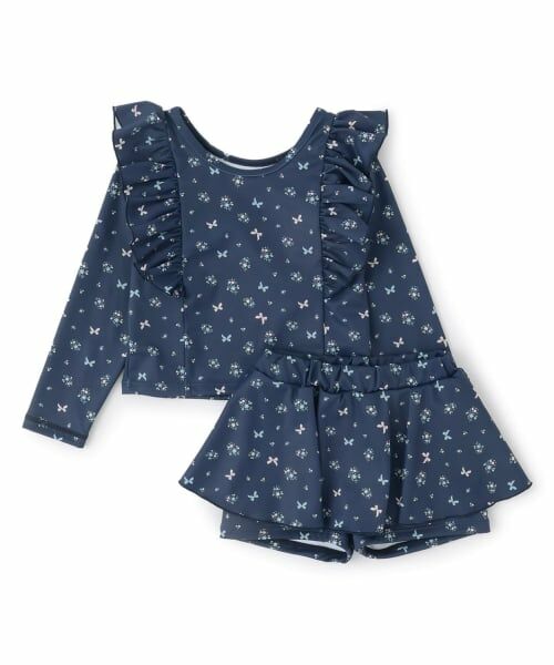 Lycee mine / リセマイン 水着・スイムグッズ | 【予約/2026年3月下旬～4月上旬入荷予定】【SWIM】【UV カット】花柄フリルラッシュガード・スカパンセット | 詳細6