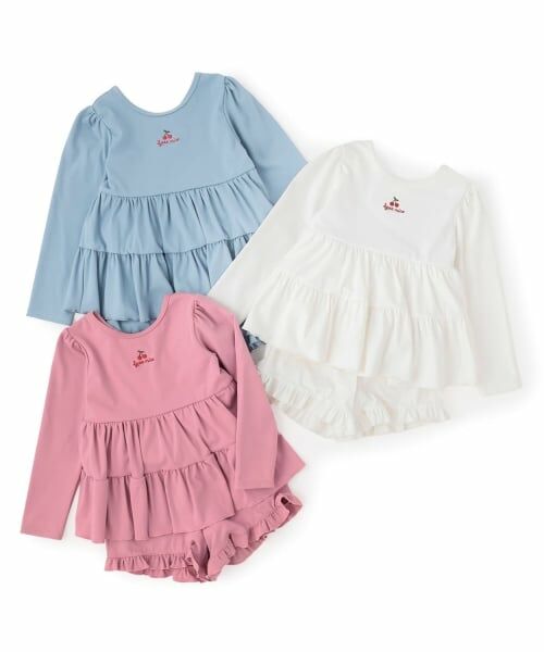 Lycee mine / リセマイン 水着・スイムグッズ | 【予約/2026年3月下旬～4月上旬入荷予定】【SWIM】【UVカット】ティアードラッシュガード・フリルパンツセット | 詳細12