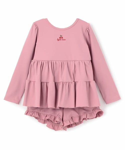 Lycee mine / リセマイン 水着・スイムグッズ | 【予約/2026年3月下旬～4月上旬入荷予定】【SWIM】【UVカット】ティアードラッシュガード・フリルパンツセット | 詳細2