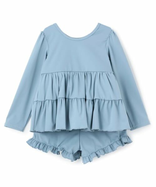 Lycee mine / リセマイン 水着・スイムグッズ | 【予約/2026年3月下旬～4月上旬入荷予定】【SWIM】【UVカット】ティアードラッシュガード・フリルパンツセット | 詳細4