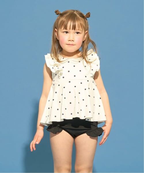 Lycee mine / リセマイン 水着・スイムグッズ | 【予約/2026年3月下旬～4月上旬入荷予定】【SWIM】【UVカット】カラバリ豊富セパレート水着（スクール対応あり)（アイボリー）