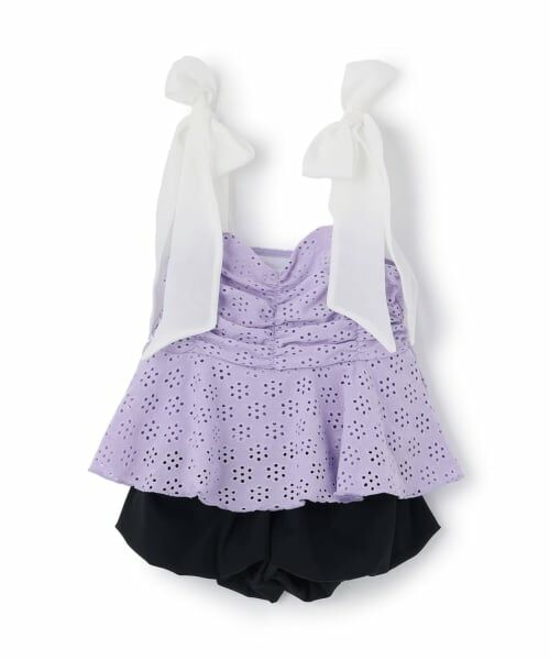 Lycee mine / リセマイン 水着・スイムグッズ | 【予約/2026年3月下旬～4月上旬入荷予定】【SWIM】【UVカット】レーストップス・バルーンパンツセパレート水着 | 詳細2