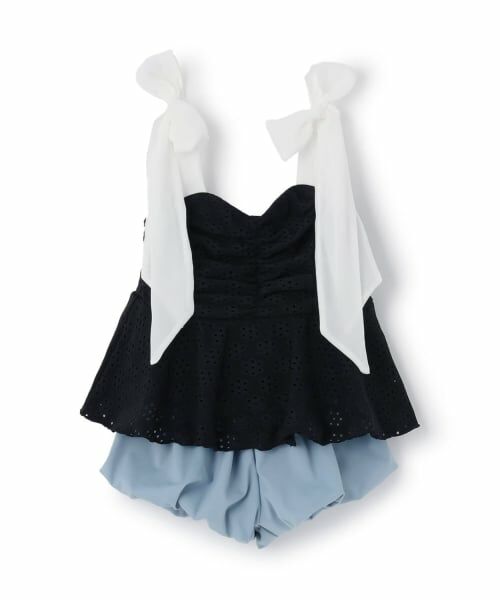 Lycee mine / リセマイン 水着・スイムグッズ | 【予約/2026年3月下旬～4月上旬入荷予定】【SWIM】【UVカット】レーストップス・バルーンパンツセパレート水着 | 詳細3