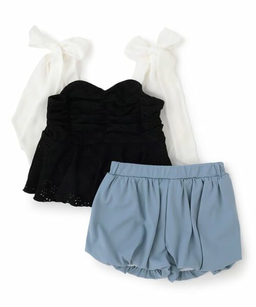 Lycee mine / リセマイン 水着・スイムグッズ | 【予約/2026年3月下旬～4月上旬入荷予定】【SWIM】【UVカット】レーストップス・バルーンパンツセパレート水着 | 詳細5