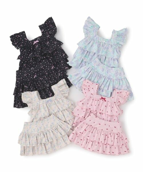 Lycee mine / リセマイン 水着・スイムグッズ | 【予約/2026年3月下旬～4月上旬入荷予定】【SWIM】【UVカット】ティアードトップス・ティアードスカートセパレート水着 | 詳細15