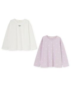 Lycee mine / リセマイン Tシャツ | 【綿100％】 【スクール対応】AラインTシャツ(２枚セット)