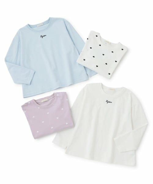 Lycee mine / リセマイン Tシャツ | 【綿100％】 【スクール対応】AラインTシャツ(２枚セット) | 詳細6