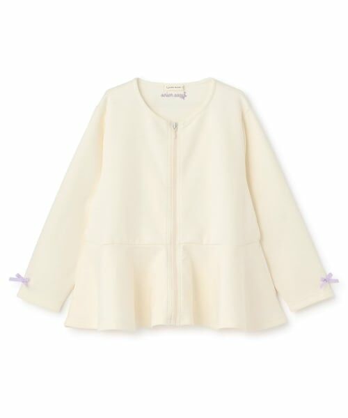 Lycee mine / リセマイン パーカー | 【スクール対応】【パフスウェット】ペプラムフルジップアップ | 詳細1