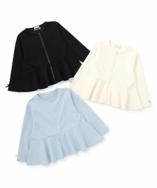 Lycee mine / リセマイン パーカー | 【スクール対応】【パフスウェット】ペプラムフルジップアップ | 詳細10