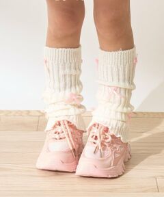 Lycee mine / リセマイン レッグウォーマー | ちびリボン付きルーズソックス