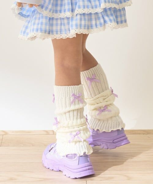 Lycee mine / リセマイン レッグウォーマー | ちびリボン付きルーズソックス | 詳細12
