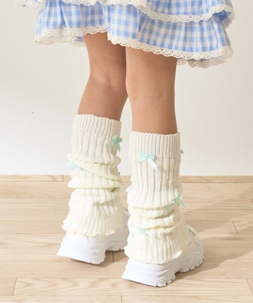 Lycee mine / リセマイン レッグウォーマー | ちびリボン付きルーズソックス | 詳細14