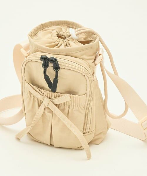 Lycee mine / リセマイン ショルダーバッグ | 【スクール対応】ポケット付きボトルカバー（ベージュ）