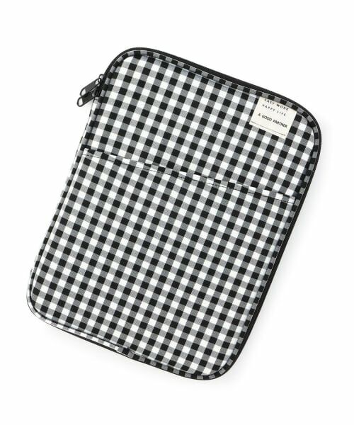 Lycee mine / リセマイン ポーチ | 【スクール対応】ギンガムチェックタブレットケース(11インチ)（黒）