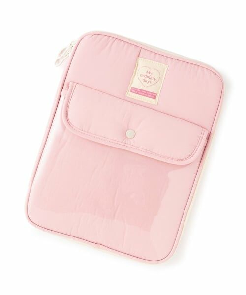 Lycee mine / リセマイン ポーチ | 【スクール対応】クリアポケット付きタブレットケース(11インチ)（ピンク）