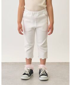 Lycee mine / リセマイン その他パンツ | 【ともパン】裾スカラップ7分丈カプリパンツ