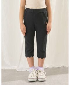 Lycee mine / リセマイン その他パンツ | 【ともパン】裾スカラップ7分丈カプリパンツ