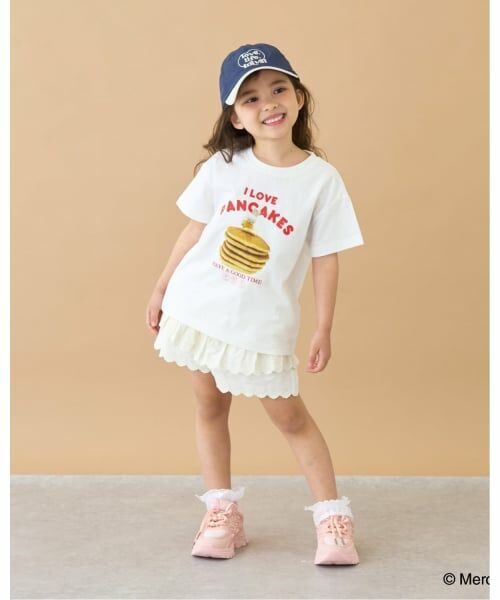 Lycee mine / リセマイン ショート・ハーフ・半端丈パンツ | ハート刺しゅうスカラップティアードスカパン | 詳細14