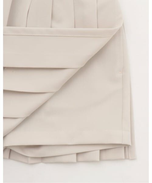 Lycee mine / リセマイン ミニ・ひざ丈スカート | ラッププリーツ付きスカート(パンツ付き) | 詳細9