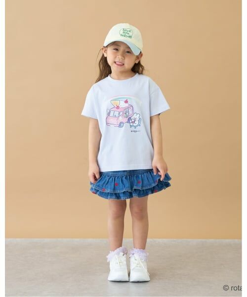 Lycee mine / リセマイン ミニ・ひざ丈スカート | 【ともデニ】アソート刺しゅう総柄スカパン | 詳細14