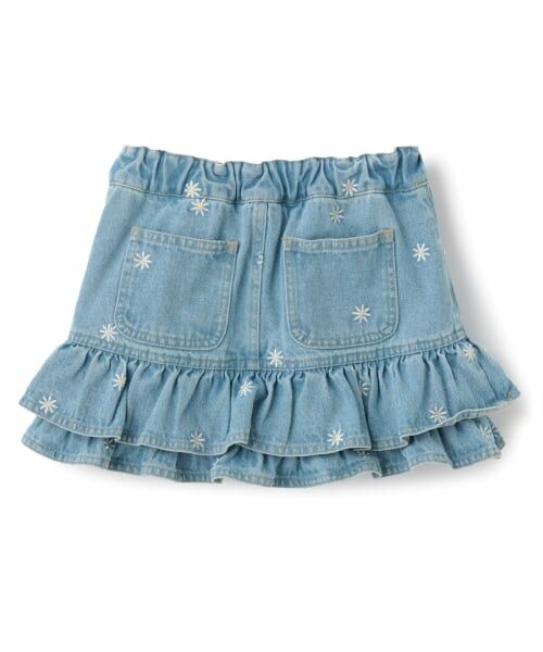 Lycee mine / リセマイン ミニ・ひざ丈スカート | 【ともデニ】アソート刺しゅう総柄スカパン | 詳細3