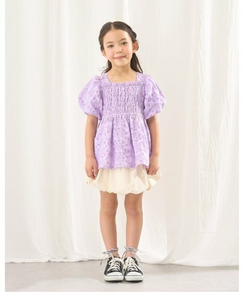 Lycee mine / リセマイン シャツ・ブラウス | コットンレースパフスリーブシャーリングブラウス | 詳細17