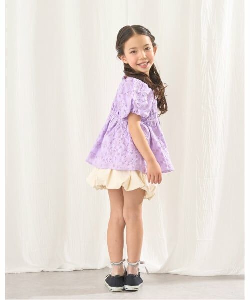 Lycee mine / リセマイン シャツ・ブラウス | コットンレースパフスリーブシャーリングブラウス | 詳細18