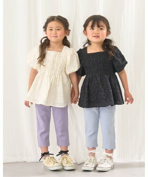 Lycee mine / リセマイン シャツ・ブラウス | コットンレースパフスリーブシャーリングブラウス | 詳細21