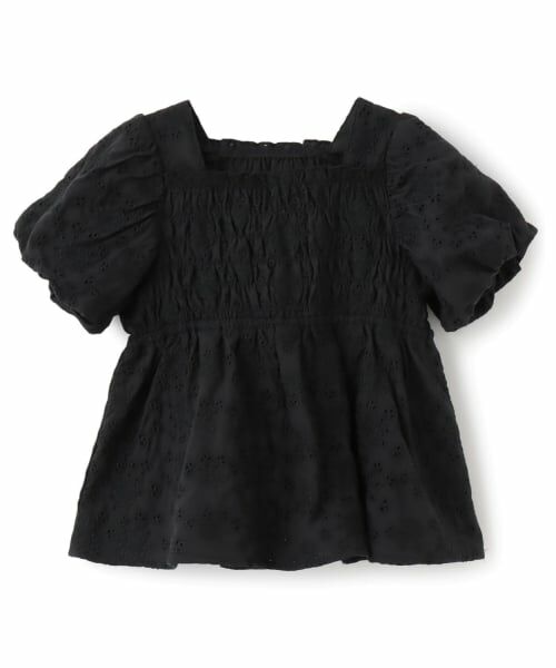 Lycee mine / リセマイン シャツ・ブラウス | コットンレースパフスリーブシャーリングブラウス | 詳細3