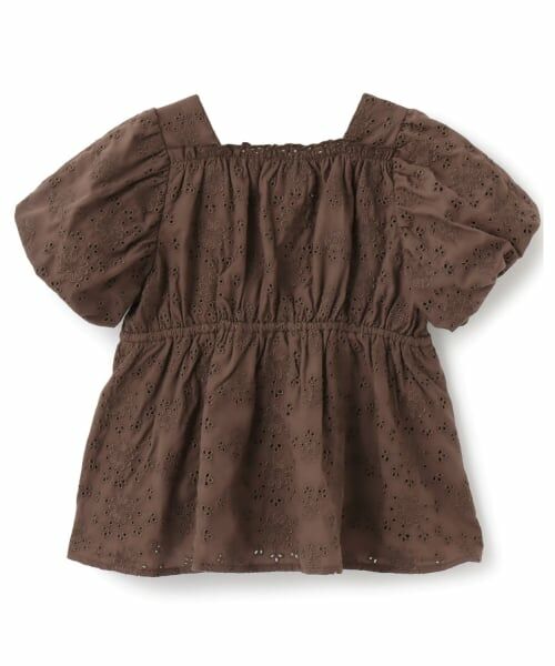 Lycee mine / リセマイン シャツ・ブラウス | コットンレースパフスリーブシャーリングブラウス | 詳細5