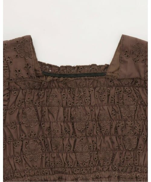 Lycee mine / リセマイン シャツ・ブラウス | コットンレースパフスリーブシャーリングブラウス | 詳細6