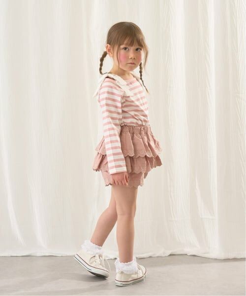 Lycee mine / リセマイン Tシャツ | 【綿100％】 【速乾・UV・型崩れしない】ボートネック肩リボンTシャツ | 詳細11